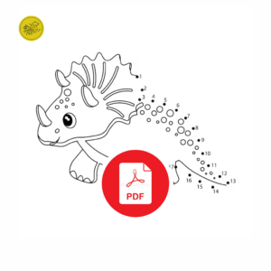 Dinosaurs Dot to Dot  | PDF Digital Asset